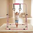 Bara gimnastica pliabila pentru copii, max 68 kg, Inaltime reglabila 914-1321 mm, Roz