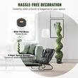 Set 2 plante artificiale spirala, Inaltime 152.4 cm, Verde, PE si Otel carbon