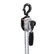 Palan manual cu clichet dublu si lant, max 250 kg, Frana mecanica, Carlige rotative, Inaltime 1.5 m