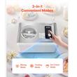 Aparat de preparat inghetata 3in1, Inox, Capacitate 2 l, 150 W, Compresor incorporat