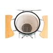 Grill Strend Pro Kamado, Ceramica si Inox, diametru 46.7 cm, inaltime gratar 91 cm, Verde, 130x73x122 cm