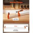 Set 8 x Cleme de fixare pentru lemn, deschidere F de 91.4 cm, limita de sarcina 272 kg, fonta