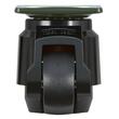 Set 4 roti pivotante cu inaltime reglabila, 2", max 125 kg / roata, ABS si Otel