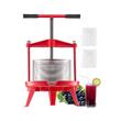 Presa manuala pentru struguri si fructe moi, Capacitate 9 l, Inox/Fonta, 405x705 mm