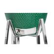 Grill Strend Pro Kamado, Ceramica si Inox, diametru 46.7 cm, inaltime gratar 91 cm, Verde, 130x73x122 cm