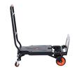 Carucior marfa 2 in 1, Capacitate max 136 kg, Greutate 8.8 Kg, Aluminiu, Pliabil, Negru