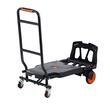 Carucior marfa 2 in 1, Capacitate max 136 kg, Greutate 8.8 Kg, Aluminiu, Pliabil, Negru