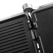 Gratar electric Inox/Sticla 2000 W, suprafata grill 300x250 mm, Placi detasabile, Senzor automat pentru gatit