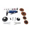 Set masina de slefuit si polizat, pneumatica, Bass BS-4347, cu 21 accesorii, 20000 rpm