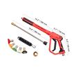 Pistol de spalat cu presiune, extensie 900 mm, 620 mm, 275 Bar, 11 l/min, 5 x duze