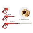 Pistol de spalat cu presiune, extensie 900 mm, 620 mm, 275 Bar, 11 l/min, 5 x duze