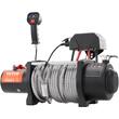 Troliu electric cu cablu otel, 12V DC, capacitate 8165 kg, Lungime cablu 20 m, Telecomanda WiFi, IP67