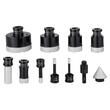 Set 11 carote diamantate pentru gresie, marmura, 6/8/10/25/35/38/50/65 mm, umed sau uscat, cutie depozitare