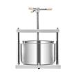 Presa manuala pentru struguri si fructe moi, Capacitate 12 l, Inox, 370x355x665 mm
