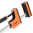 Set 2 x Cleme de fixare pentru lemn, deschidere F de 76.2 cm, limita de sarcina 680 kg, Otel