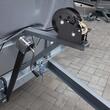 Troliu manual cu clichet si manivela, bidirectional, chinga poliester, 10 m, capacitate max 725 kg