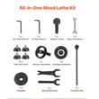 Strung pentru lemn, 5 x viteze 650/1100/1600/2200/3200 rpm, Distanta max dintre varfuri 465 mm, putere 560 W