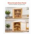 Cutie de colt pentru paine, 320x320x425 mm, Lemn bambus