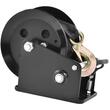 Troliu manual cu clichet si manivela, bidirectional, chinga poliester, 10 m, capacitate max 725 kg