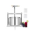 Presa manuala pentru struguri si fructe moi, Capacitate 12 l, Inox, 370x355x665 mm