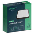 Aplica led 18 W, Negru, 6500 K, 1830 lm, IP 44, 250 x 250 x 65 mm