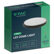 Plafoniera led rotunda pentru exterior/interior, 36 W, lumina rece 6500K, 3820 lm, dimensiune 350 x 61 mm, IP44, Negru