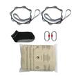 Hamac pentru yoga, dimensiuni 4 x 2.8 m, capacitate 1000 kg, 100 g/m², Auriu