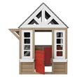 Spatiu joaca multifunctional, Casuta cu bucatarie, Lemn cedar, 1403x1260x1660 mm