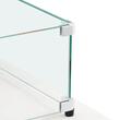 Aparatoare focar semineu, Patrat, Sticla termoizolanta, Grosime 8 mm, Dimensiune 493 x 493 x 191 mm