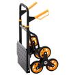 Carucior pentru urcat scarile, Pliabil, 6 roti, Capacitate 150 kg, Otel, 600 x 460 x 1090 mm, maner telescopic, greutate 11 kg