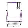 Bara gimnastica pliabila pentru copii, max 63 kg, Inaltime reglabila 914-1321 mm, Violet