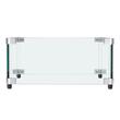 Aparatoare focar semineu, Patrat, Sticla termoizolanta, Grosime 8 mm, Dimensiune 493 x 493 x 191 mm