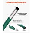 Set 25 de araci pentru gradina, Teava metalica acoperita cu PVC, Diametru 11 mm, Inaltime 2.1 m, Verde