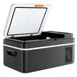 Frigider auto cu compresor, 20 l, 1 x zona racire, 12/24 V DC, 110-240 V AC, Bluetooth, 60 W, 623 x 378 x 280 mm, Ecran tactil