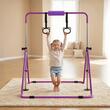 Bara gimnastica pliabila pentru copii, max 63 kg, Inaltime reglabila 914-1321 mm, Violet
