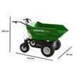 Roaba electrica GreenBay, 1 kW, 48 V, 20 Ah, viteza 5 km/h, capacitate 500 kg, basculabila hidraulic