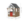 Spatiu joaca multifunctional, Casuta cu bucatarie, Lemn cedar, 1403x1260x1660 mm