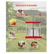 Presa manuala pentru struguri si fructe moi, Capacitate 3 l, Inox, 260x205x560 mm
