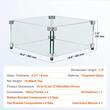 Aparatoare focar semineu, Patrat, Sticla termoizolanta, Grosime 8 mm, Dimensiune 493 x 493 x 191 mm
