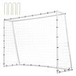Poarta pentru mini fotbal 242 x 92 x 184 cm, 4 x tarusi de fixare