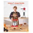 Presa manuala pentru struguri si fructe moi, Capacitate 3 l, Inox, 260x205x560 mm