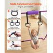 Bara gimnastica pliabila pentru copii, max 63 kg, Inaltime reglabila 914-1321 mm, Violet