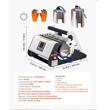 Presa termica pentru cani cu 2 x matrite, diametru max 74–87/95-105 mm, Inaltime max 270 mm, putere 500 W, 0-220℃