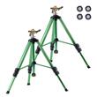 Set 2 Aspersoare pulsatoare cu rotatie 360⁰ cu trepied reglabil pe inaltime 430/686/940 mm, Conexiune de intrare G3/4", Raza 13 m, 1.37-5.5 Bar