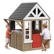 Spatiu joaca multifunctional, Casuta cu bucatarie, Lemn cedar, 1403x1260x1660 mm