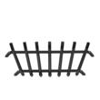 Suport de lemne pentru semineu sau vatra de foc, Vivatechnix 762 x 340 mm, Otel, teava 3/4 inch, Negru mat
