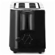 Prajitor de paine cu 6 niveluri de rumenire, 2 felii, 750 W, Negru