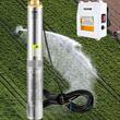 Pompa submersibila de adancime, Vevor Inox 1100 W, comanda externa, Inaltime max 57 m, 190 l/min, lungime cablu 20 m, IP68