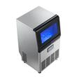 Aparat de facut gheata, 41 kg/zi, Stocare 6 kg, Afisaj led, Auto-Curatare, Inox, 32 de cuburi pe ciclu, alimentare apa rtea/bidon