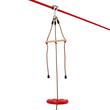Set tiroliana lungime 20 m, capacitate max 250 kg, cablu, scaun